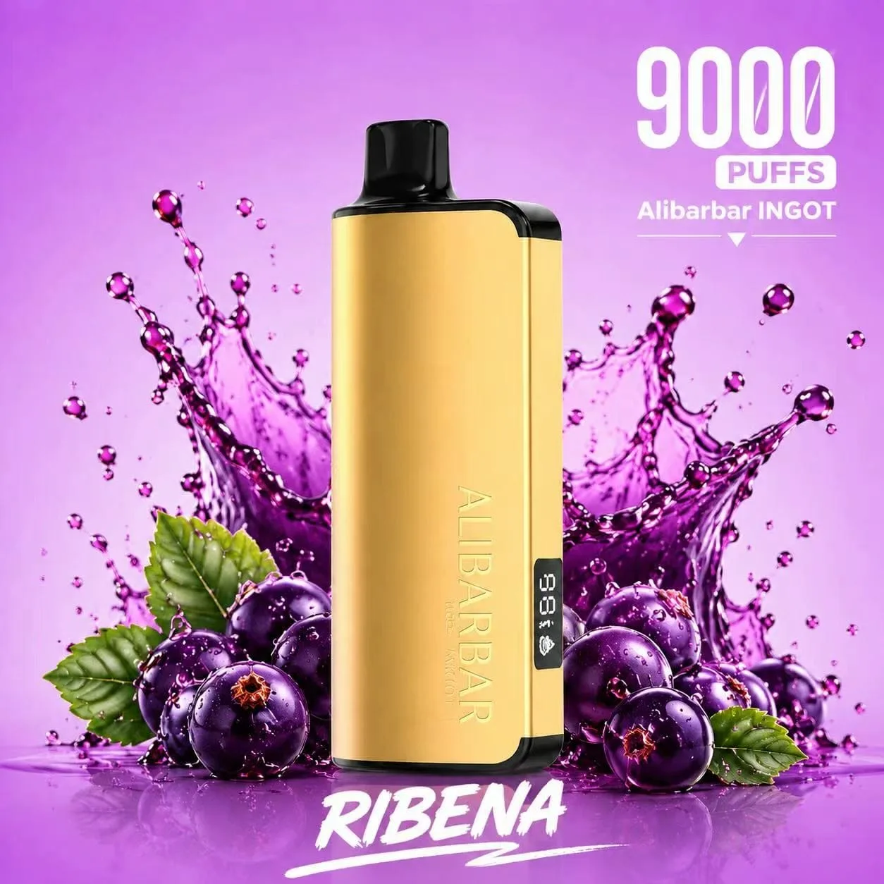 ALIBARBAR INGOT 9000 PUFFS – RIBENA