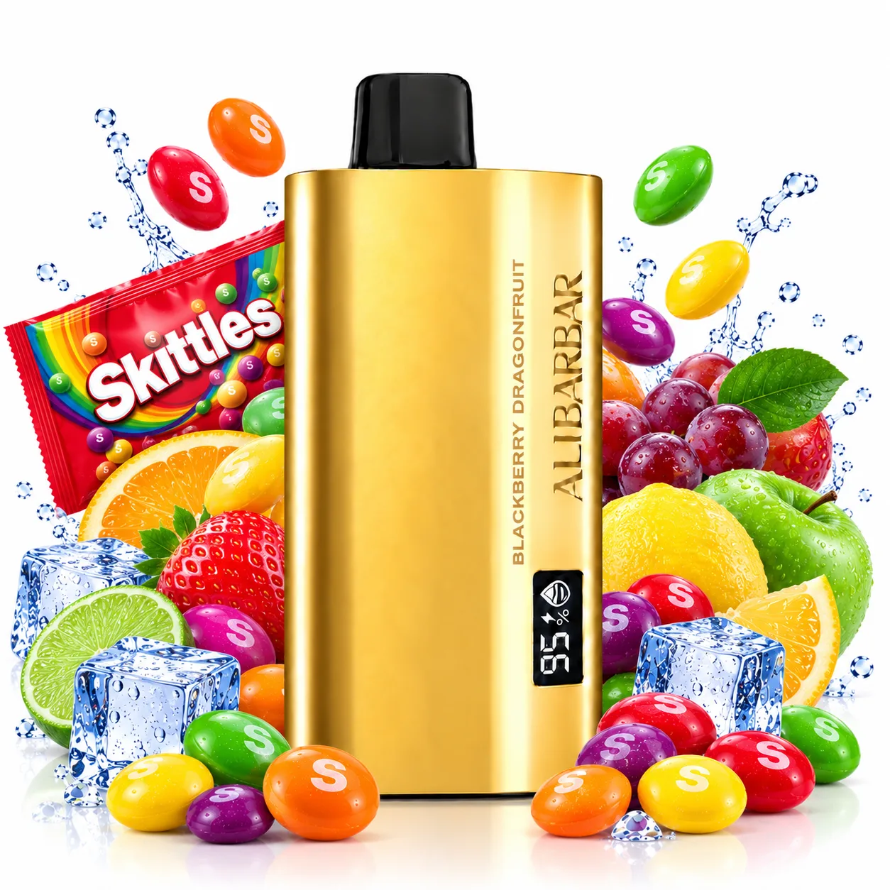 ALIBARBAR TEQ 12000 Puffs –Skittles